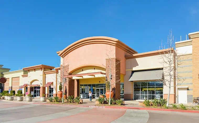 Services Buying Properties A new anchored shopping center.